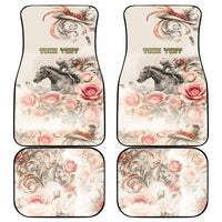 Personalized Kentucky Horse Car Mats Run For The Roses