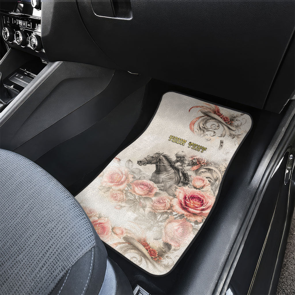 Personalized Kentucky Horse Car Mats Run For The Roses