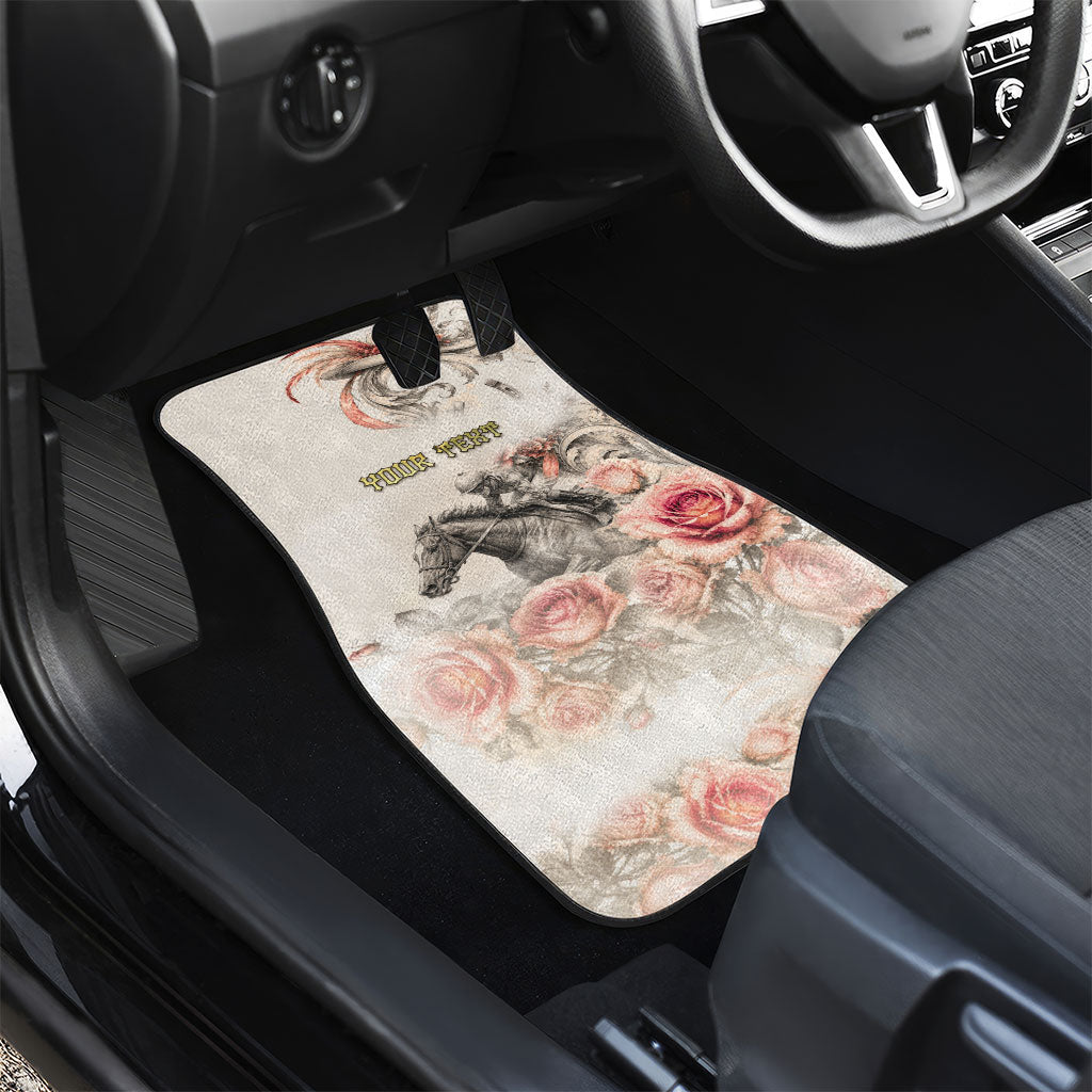 Personalized Kentucky Horse Car Mats Run For The Roses