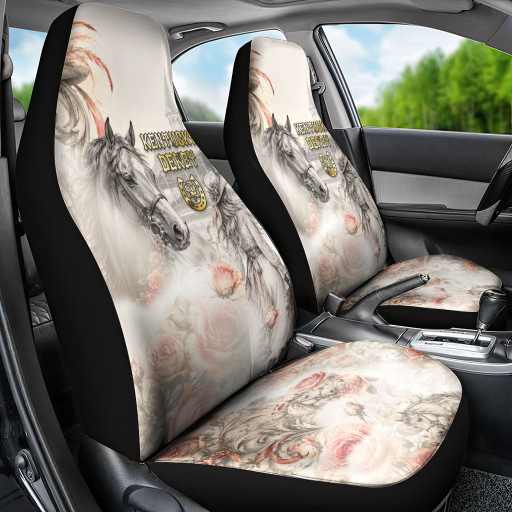 Kentucky Horse Car Seat Cover Run For The Roses