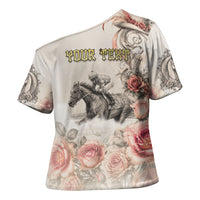 Personalized Kentucky Horse Cross Shoulder Shirt Run For The Roses