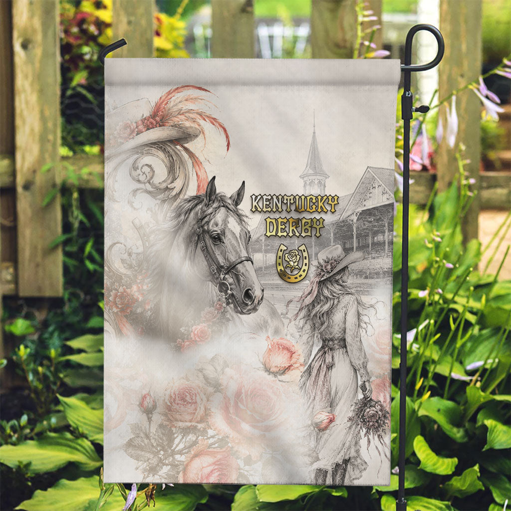 Kentucky Horse Garden Flag Run For The Roses