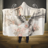Kentucky Horse Hooded Blanket Run For The Roses