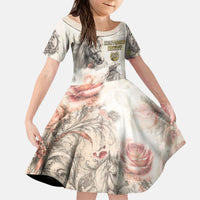 Personalized Kentucky Horse Kid Short Sleeve Dress Run For The Roses