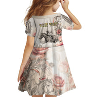 Personalized Kentucky Horse Kid Short Sleeve Dress Run For The Roses