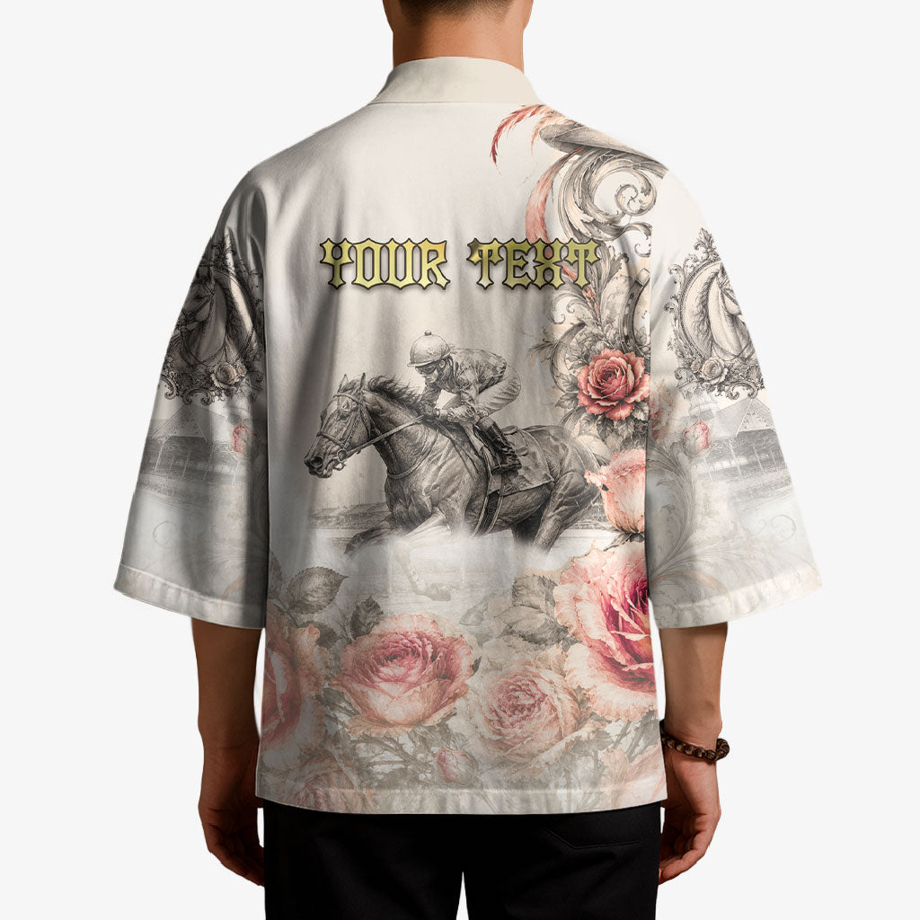 Personalized Kentucky Horse Kimono Run For The Roses