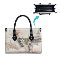 Kentucky Horse Leather Bag Run For The Roses