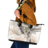 Kentucky Horse Leather Tote Bag Run For The Roses