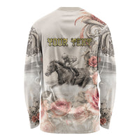 Personalized Kentucky Horse Long Sleeve Shirt Run For The Roses