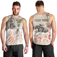 Personalized Kentucky Horse Men Tank Top Run For The Roses