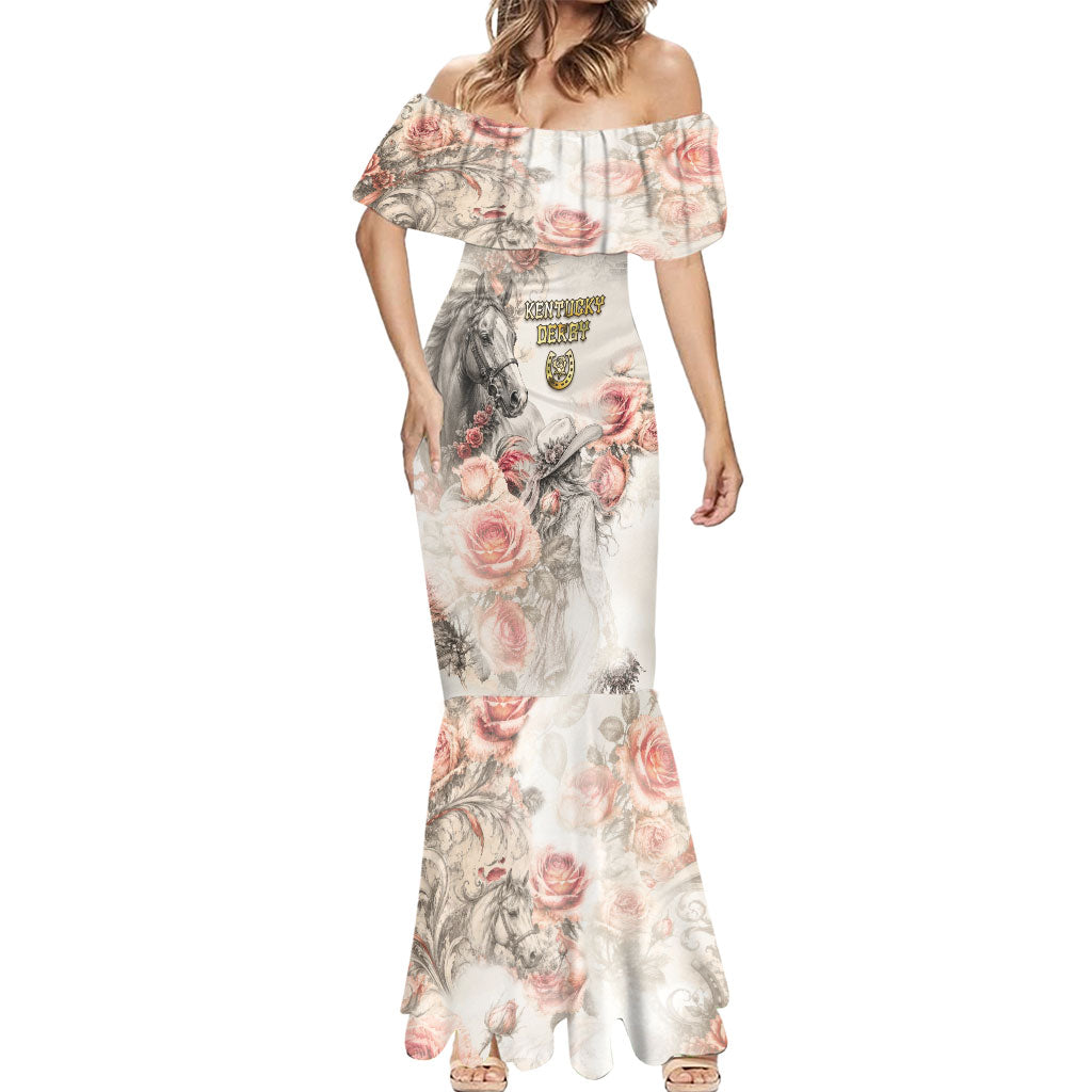 Personalized Kentucky Horse Mermaid Dress Run For The Roses