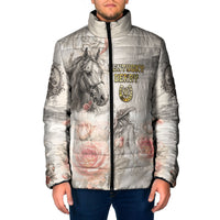 Personalized Kentucky Horse Padded Jacket Run For The Roses