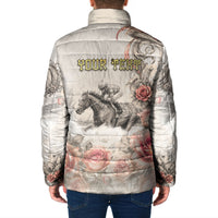 Personalized Kentucky Horse Padded Jacket Run For The Roses
