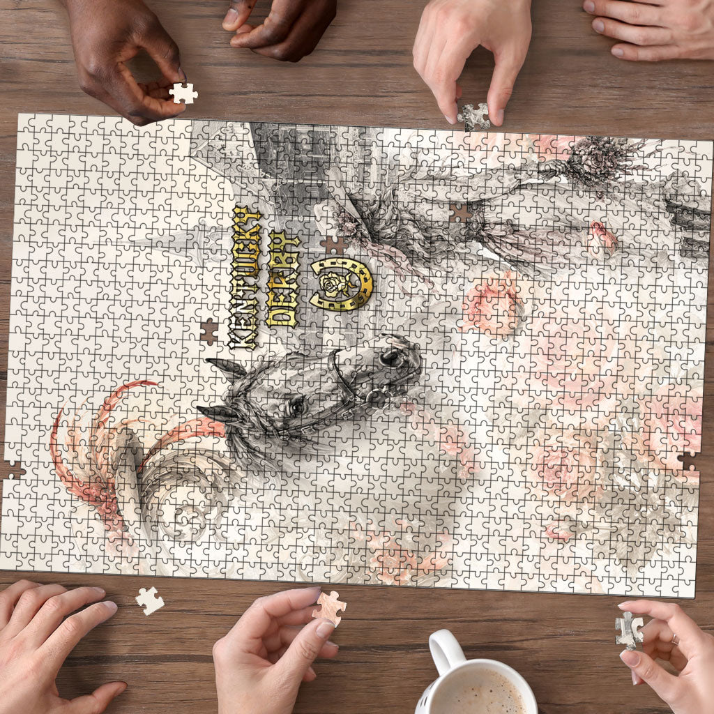 Kentucky Horse Puzzle Run For The Roses