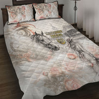 Kentucky Horse Quilt Bed Set Run For The Roses
