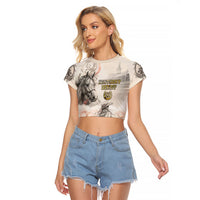 Personalized Kentucky Horse Raglan Cropped T Shirt Run For The Roses