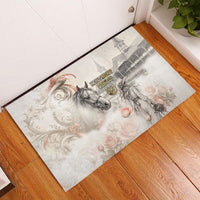 Kentucky Horse Rubber Doormat Run For The Roses