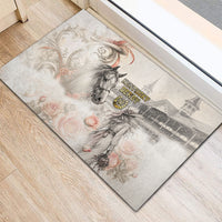 Kentucky Horse Rubber Doormat Run For The Roses
