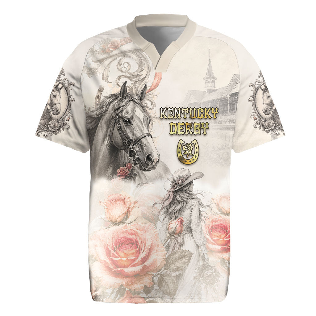 Personalized Kentucky Horse Rugby Jersey Run For The Roses