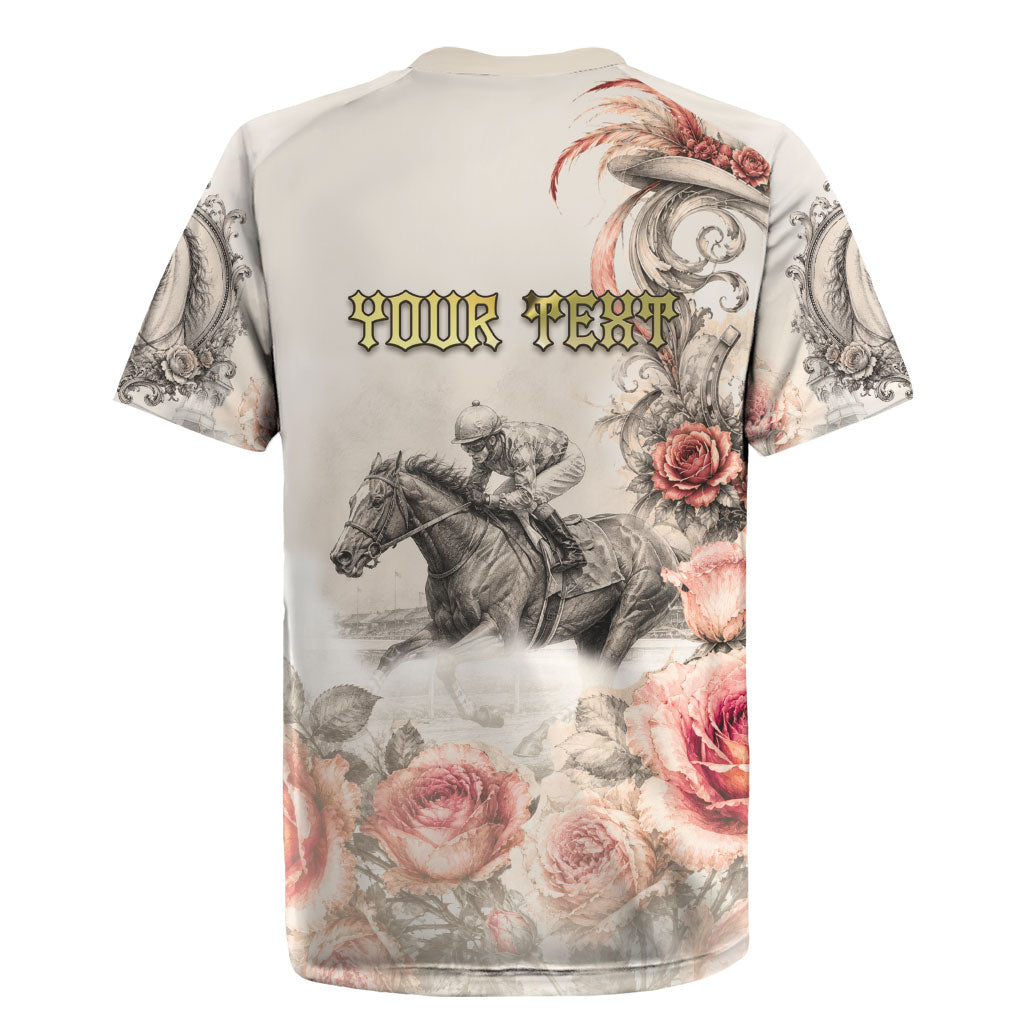 Personalized Kentucky Horse Rugby Jersey Run For The Roses