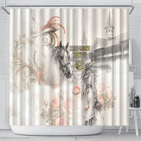 Kentucky Horse Shower Curtain Run For The Roses