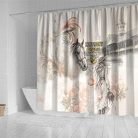Kentucky Horse Shower Curtain Run For The Roses