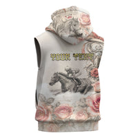 Personalized Kentucky Horse Sleeveless Hoodie Run For The Roses
