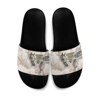 Kentucky Horse Slide Sandals Run For The Roses