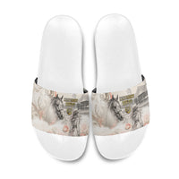 Kentucky Horse Slide Sandals Run For The Roses