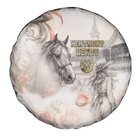 Kentucky Horse Spare Tire Cover Run For The Roses
