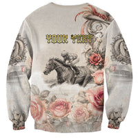 Personalized Kentucky Horse Sweatshirt Run For The Roses