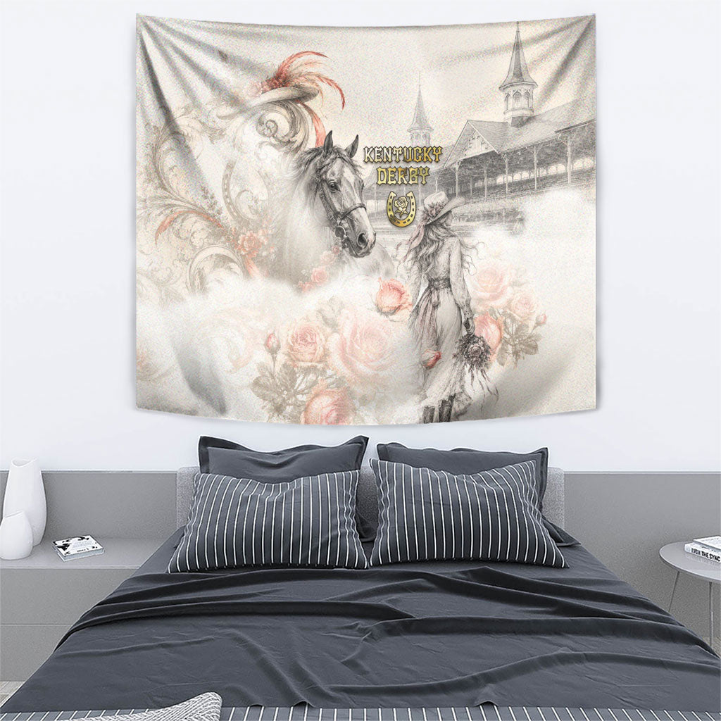Kentucky Horse Tapestry Run For The Roses