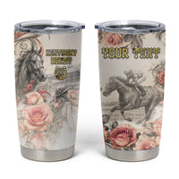 Personalized Kentucky Horse Tumbler Cup Run For The Roses