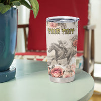 Personalized Kentucky Horse Tumbler Cup Run For The Roses
