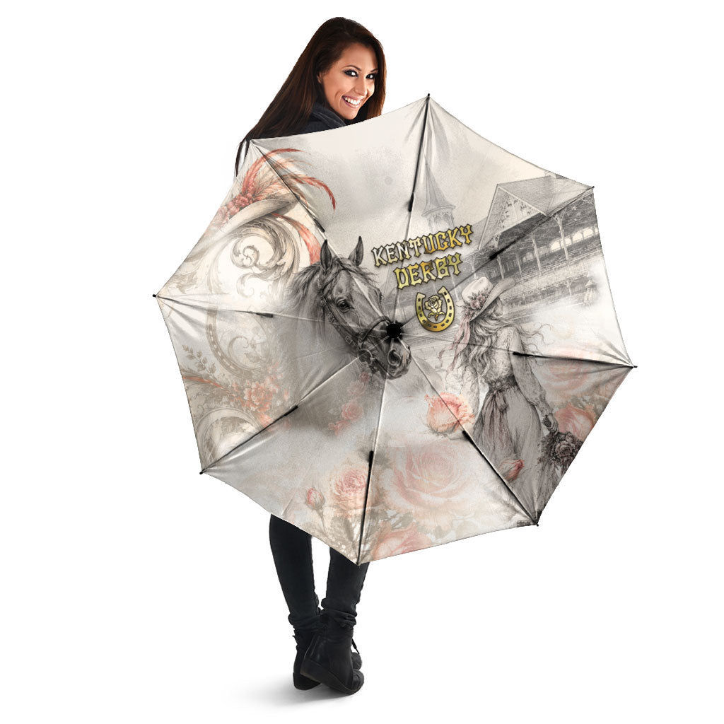 Kentucky Horse Umbrella Run For The Roses