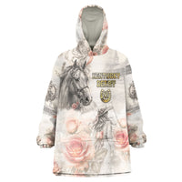 Personalized Kentucky Horse Wearable Blanket Hoodie Run For The Roses