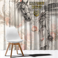Kentucky Horse Window Curtain Run For The Roses