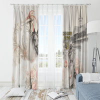 Kentucky Horse Window Curtain Run For The Roses