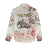 Personalized Kentucky Horse Women Casual Shirt Run For The Roses