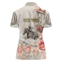 Personalized Kentucky Horse Women Polo Shirt Run For The Roses