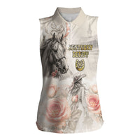Personalized Kentucky Horse Women Sleeveless Polo Shirt Run For The Roses