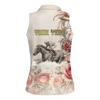 Personalized Kentucky Horse Women Sleeveless Polo Shirt Run For The Roses