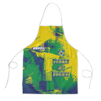 Brazil Football Apron Rumo Ao Hexa Grunge Style
