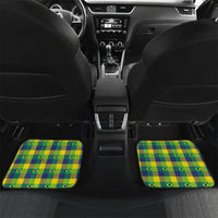 Custom Brazil Football Car Mats Rumo Ao Hexa Grunge Style