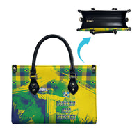Brazil Football Leather Bag Rumo Ao Hexa Grunge Style