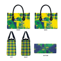 Brazil Football Leather Bag Rumo Ao Hexa Grunge Style
