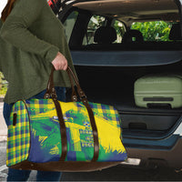 Brazil Football Travel Bag Rumo Ao Hexa Grunge Style
