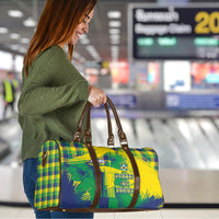 Brazil Football Travel Bag Rumo Ao Hexa Grunge Style