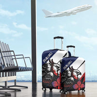 Panama Luggage Cover Harpy Eagle Bird Grunge Style