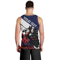 Personalized Panama Men Tank Top Harpy Eagle Bird Grunge Style